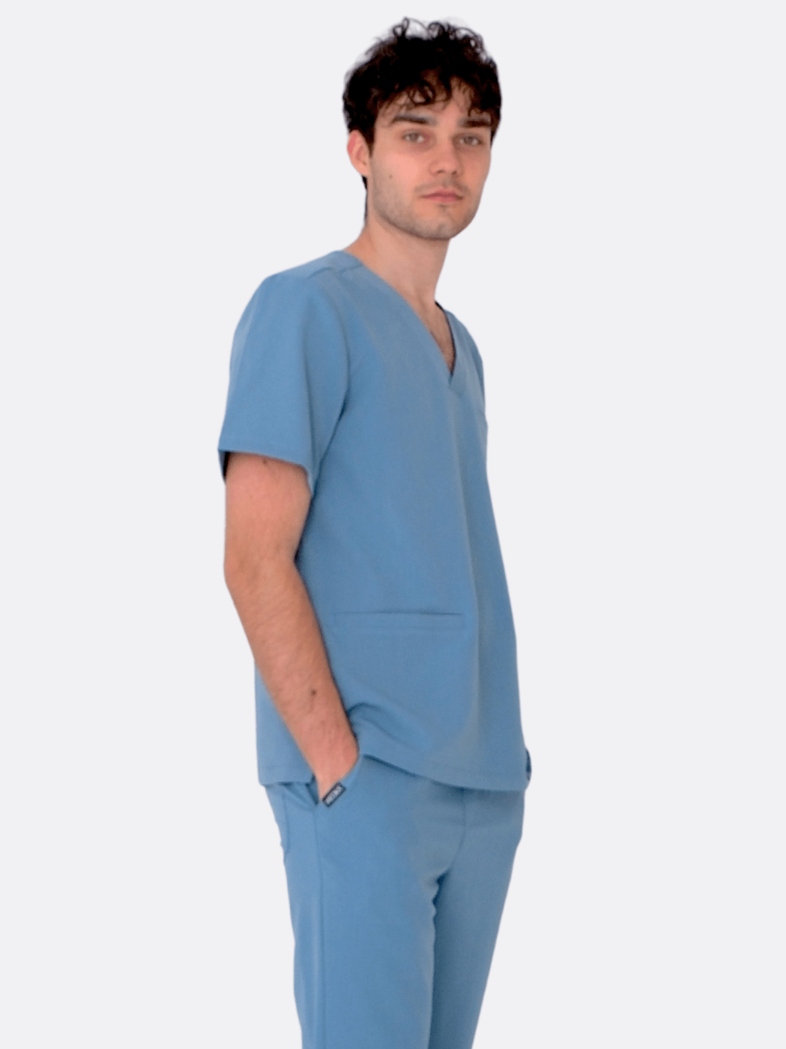 Bluza medyczna męska - Fortis candy blue - Medka