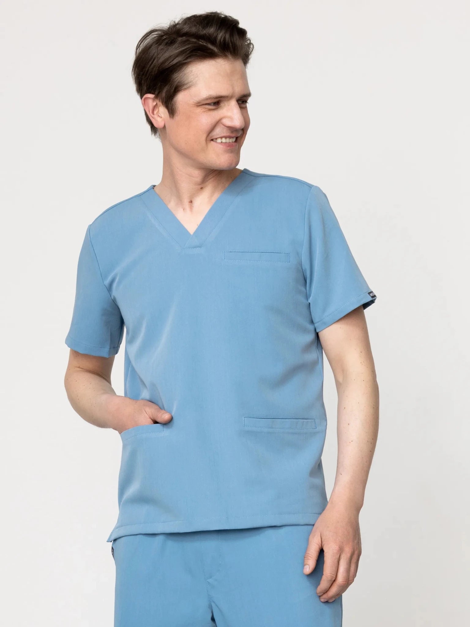Bluza medyczna męska - Fortis candy blue - Medka