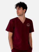 Bluza medyczna męska - FORTIS cherry smoke z logo PUM - Medka