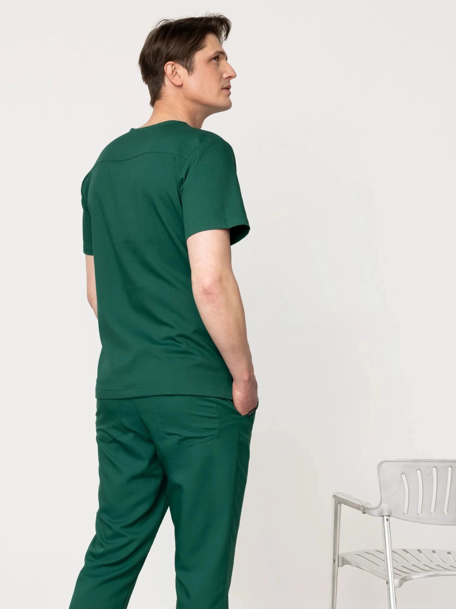 Bluza medyczna męska - Fortis emerald green - Medka