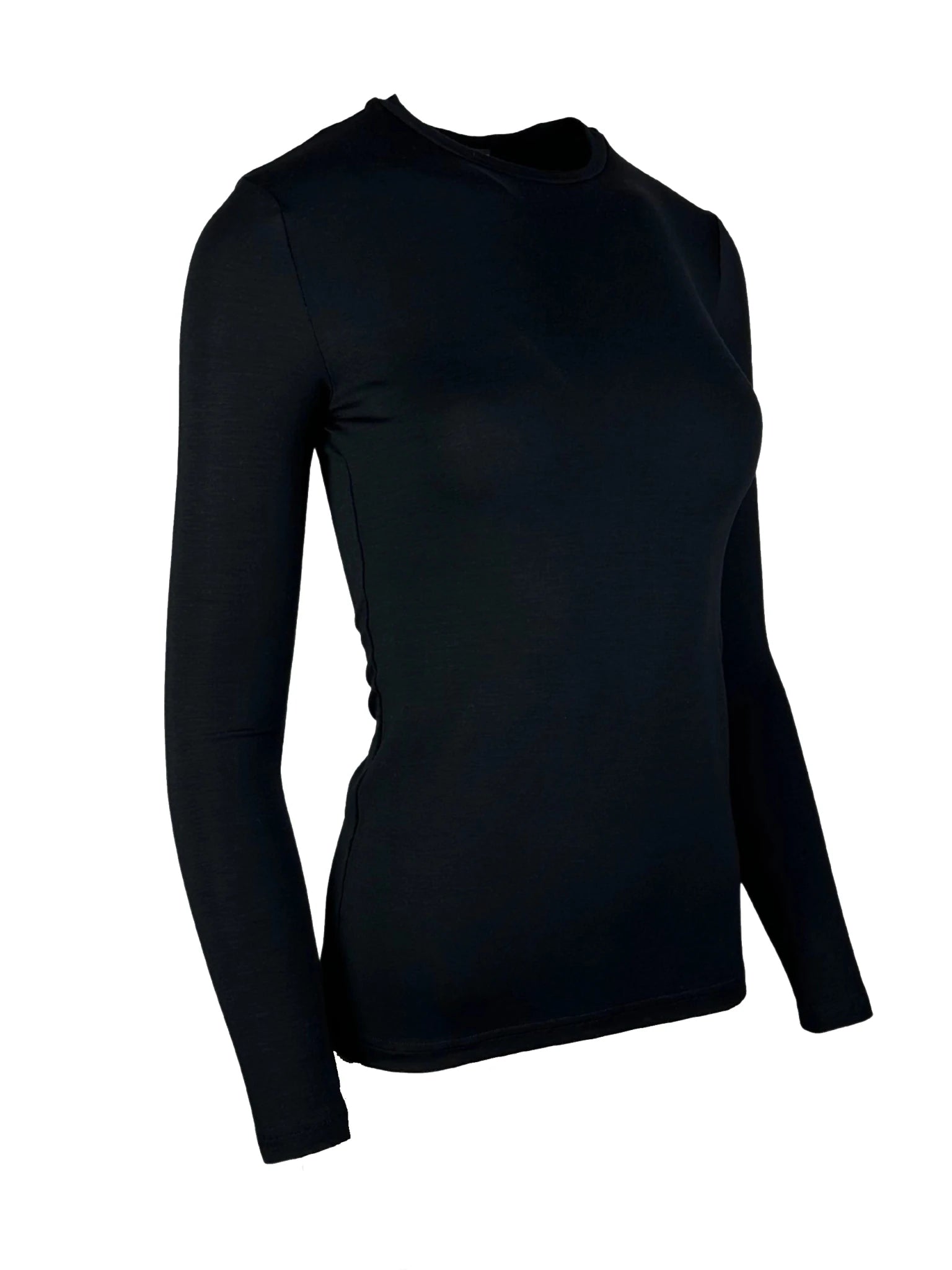 Koszulka medyczna damska Longsleeve czarny - Medka