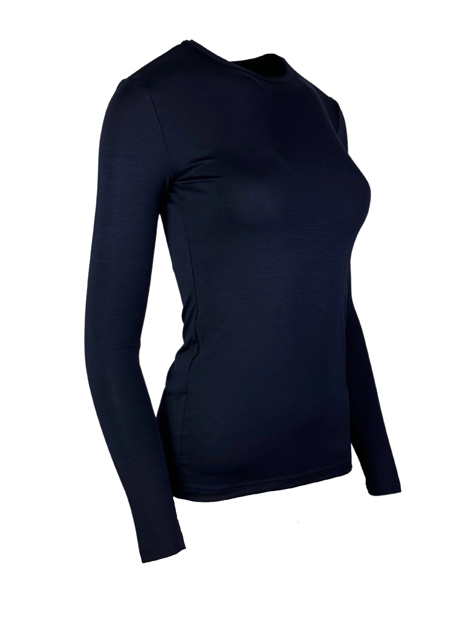 Women's Longsleeve medical T-shirt navy blue bok