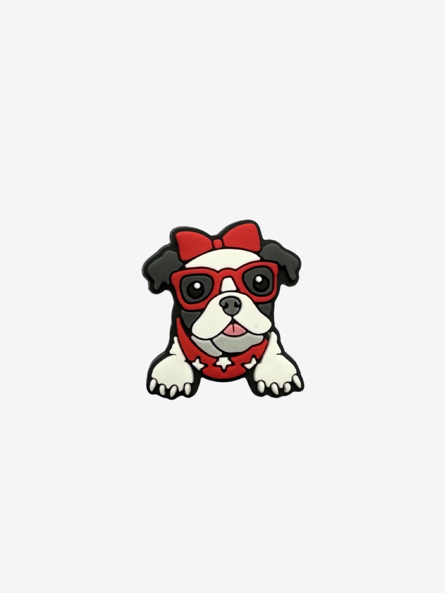 Przypinka do crocsów dog in red - Medka