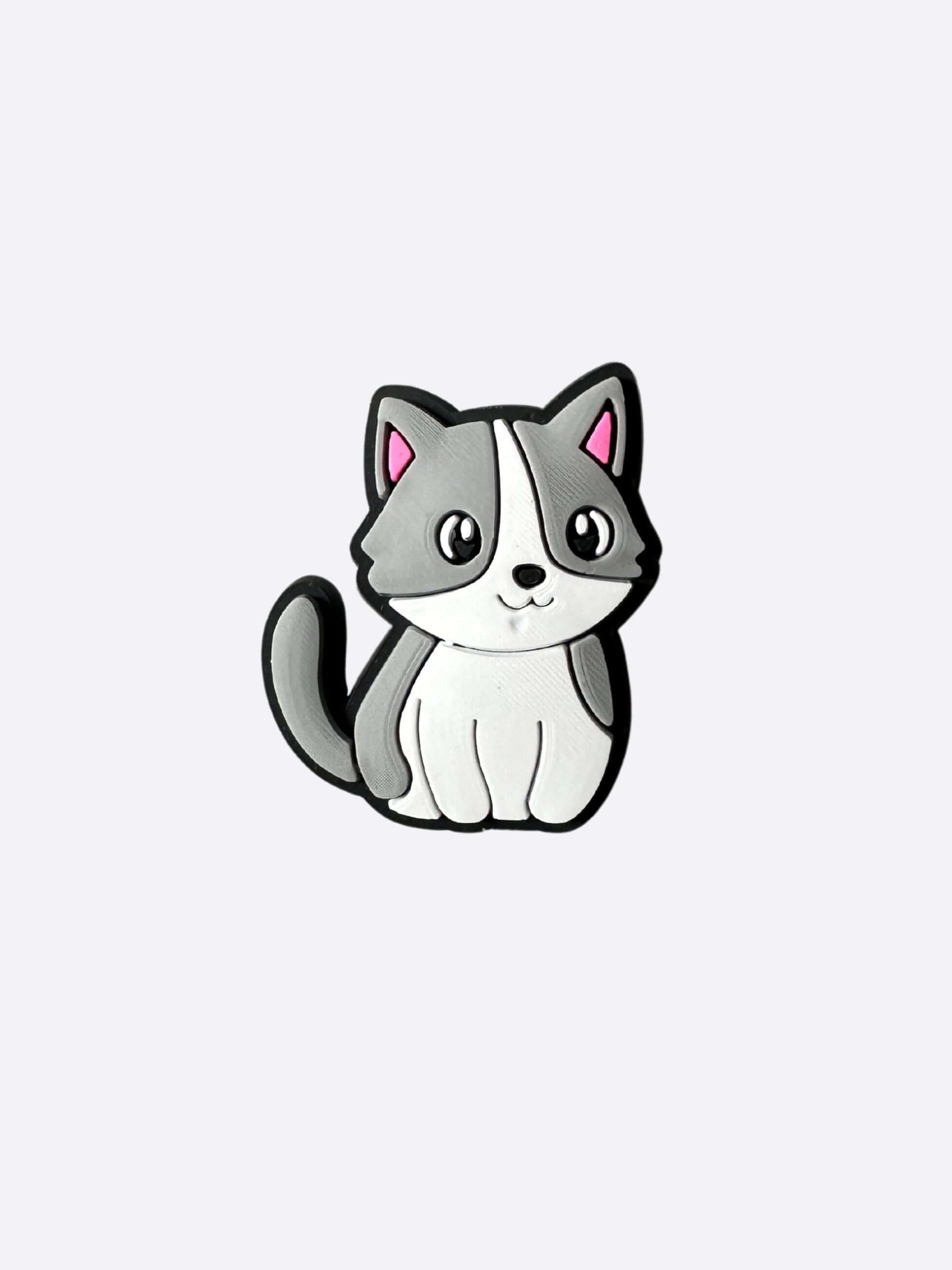 Przypinka do crocsów kotek