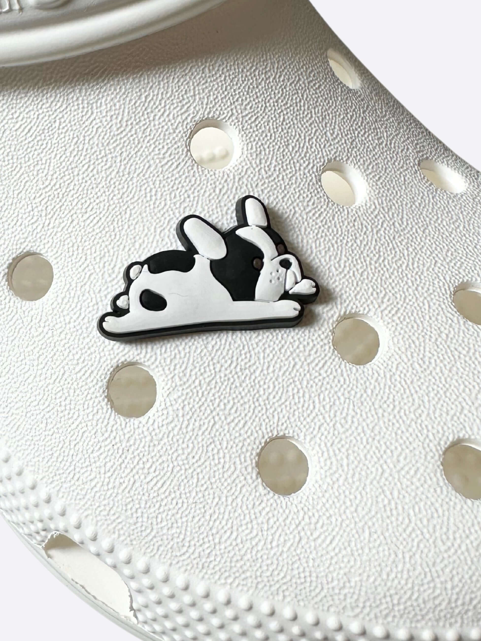 Przypinka do crocsów piesek na bucie