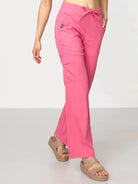 Moteriškos medicininės kelnės - FLOW su plačiomis flamingomis - Medka