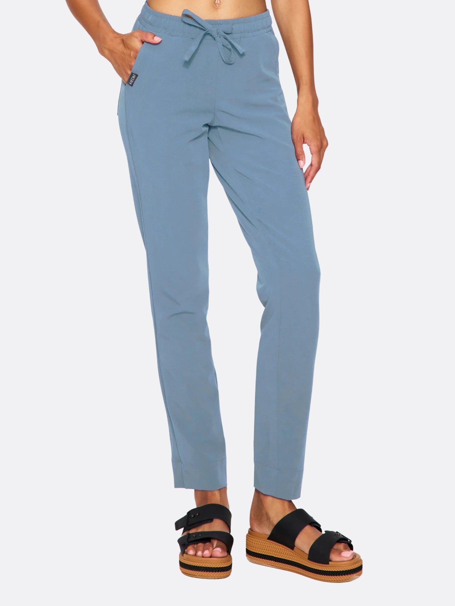 Spodnie medyczne damskie - NESSA candy blue - Medka