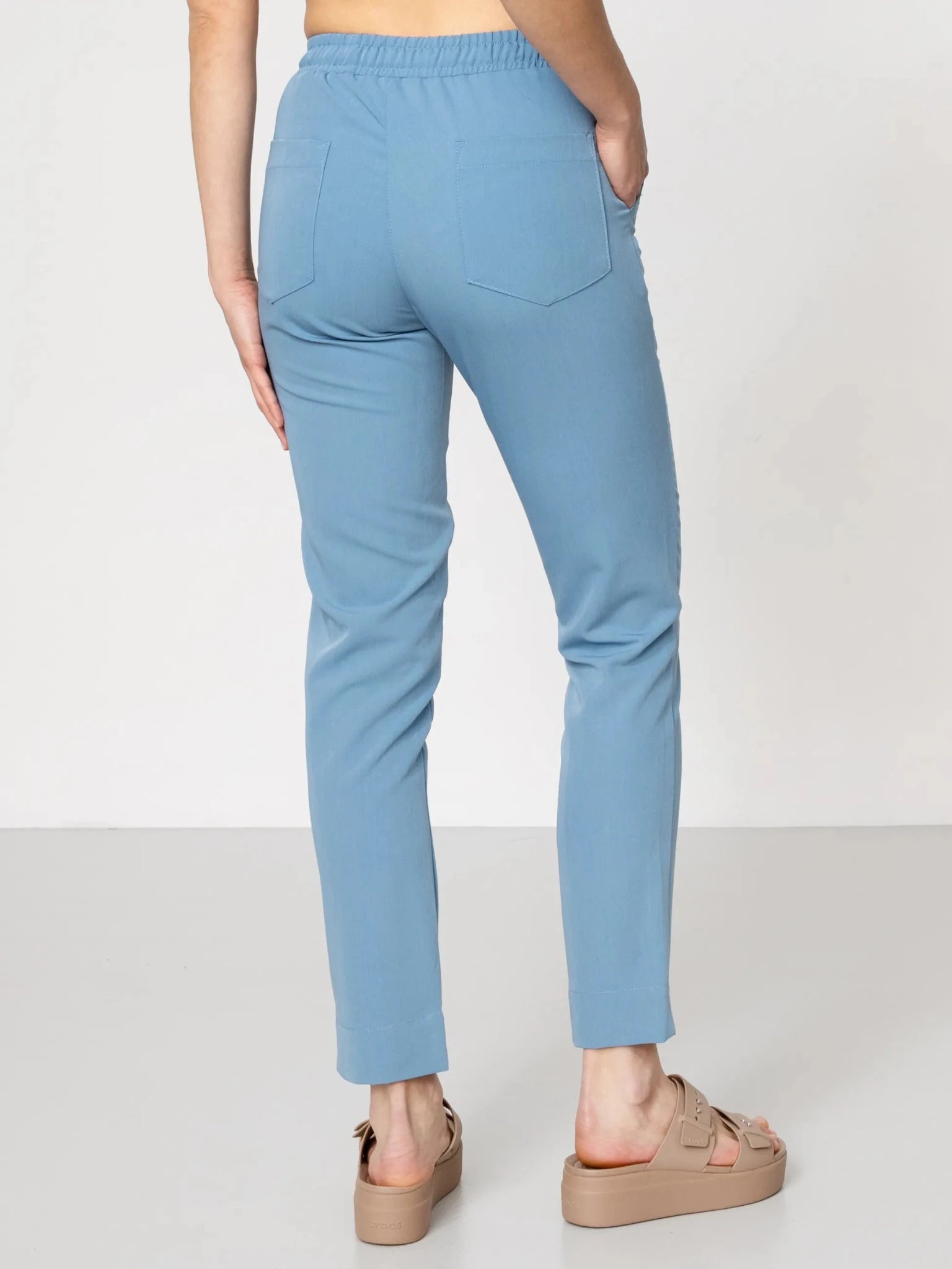 Spodnie medyczne damskie - NESSA candy blue - Medka