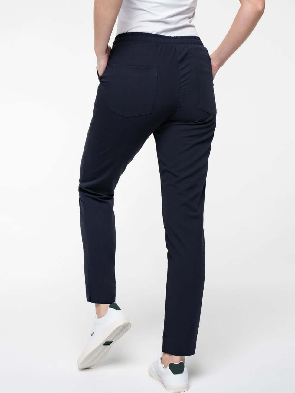 Spodnie medyczne damskie - NESSA granatowy tył