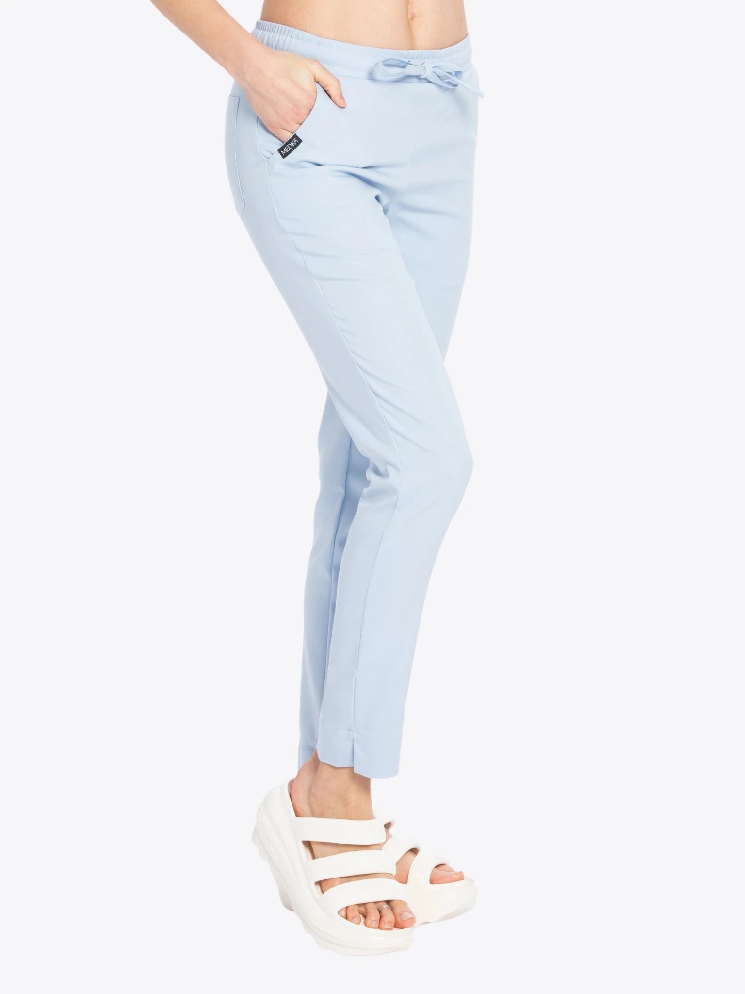 Spodnie medyczne damskie - NESSA sky blue - Medka