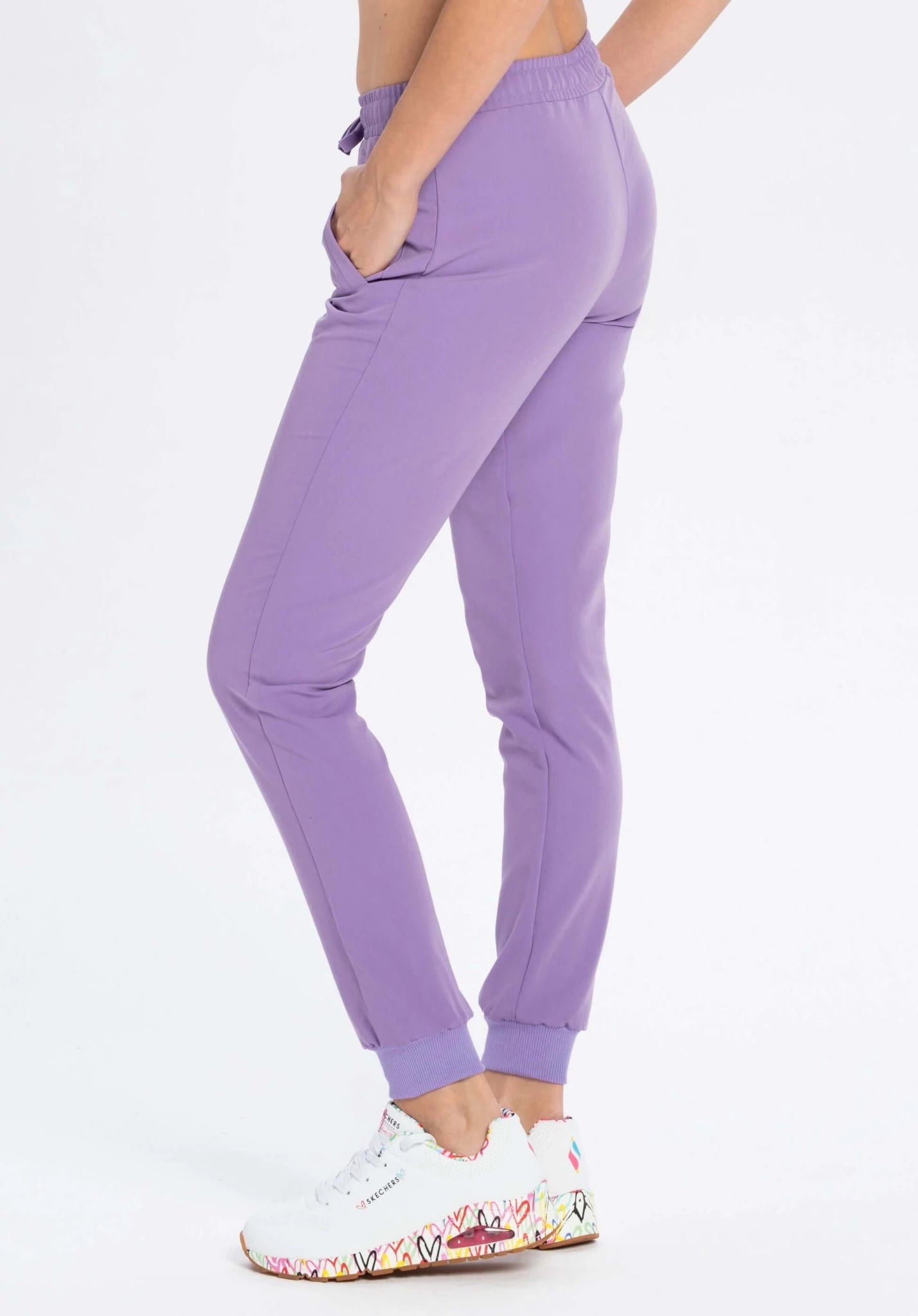 Spodnie medyczne damskie - WELT amethyst - Medka