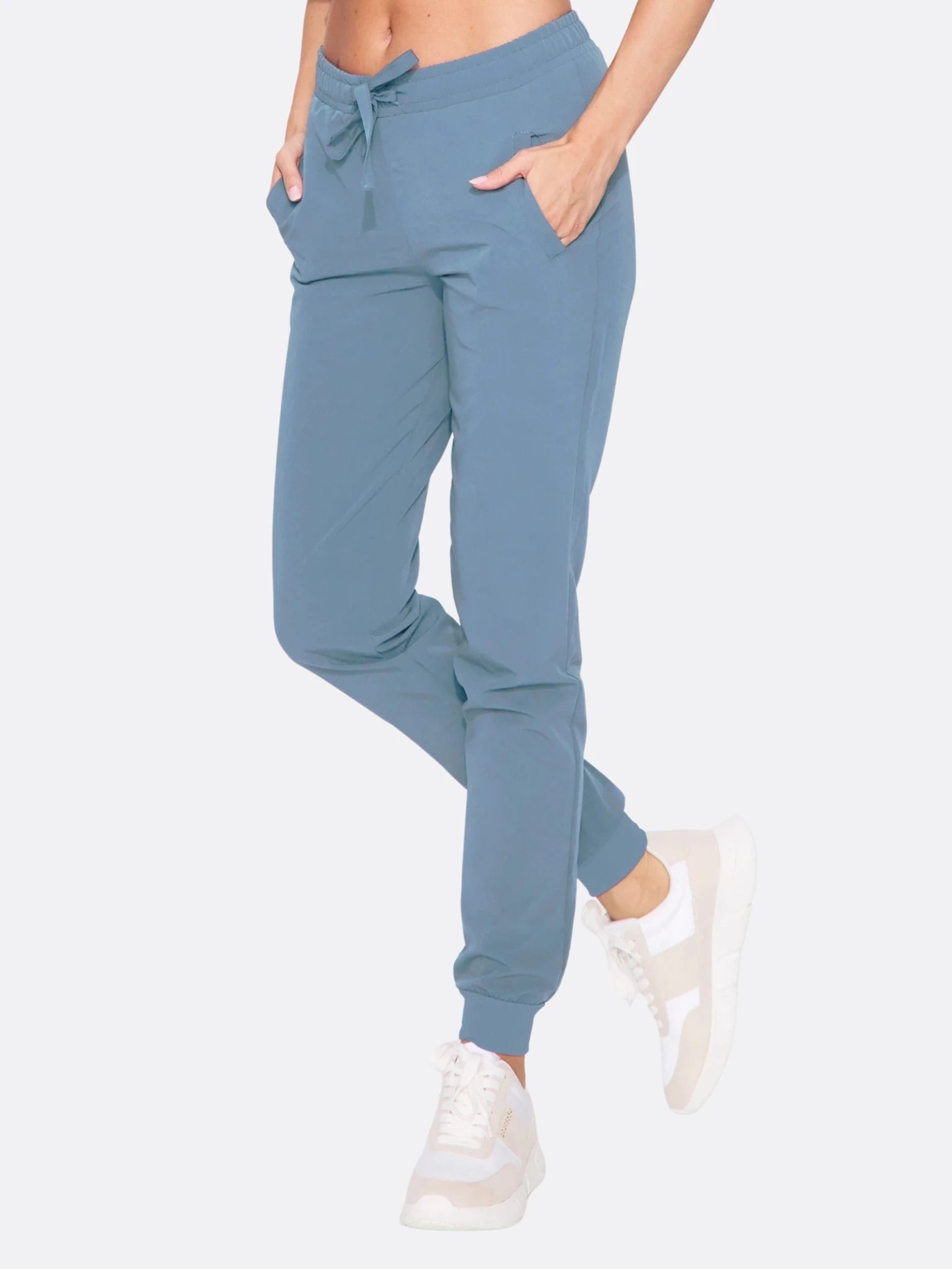 Spodnie medyczne damskie - WELT candy blue - Medka