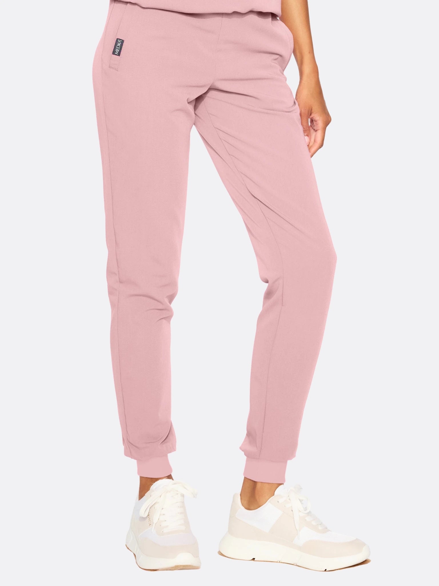 Spodnie medyczne damskie - WELT misty rose - Medka