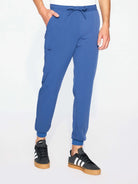 Pánské zdravotní kalhoty - GENUS indigo joggers