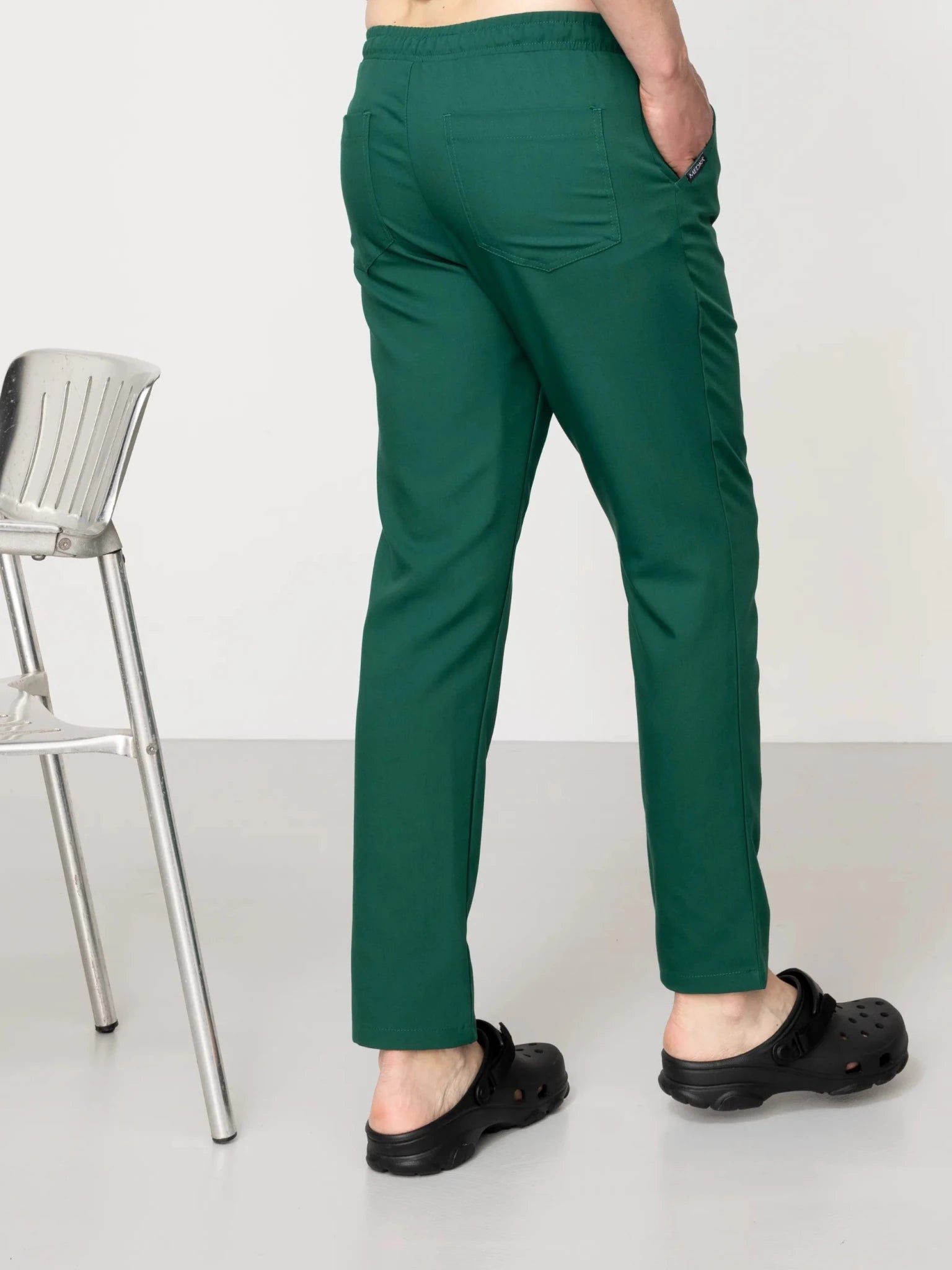 Spodnie medyczne męskie - MARGO emerald green - Medka