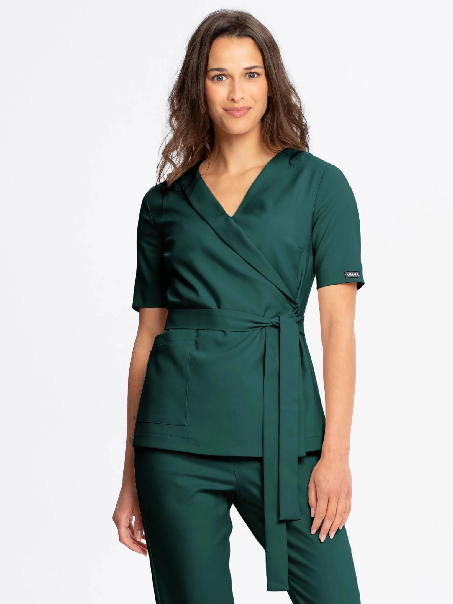 Tunika medyczna - NAYA emerald green - Medka